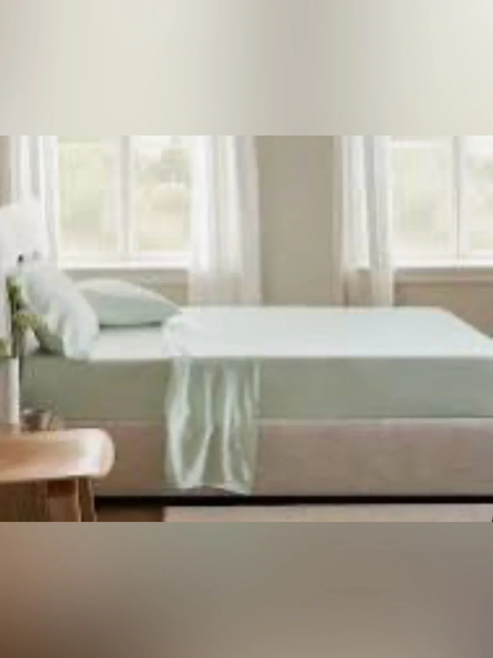 NWT Quince European Linen 5 pc Sheet Set, Split King (Mint)